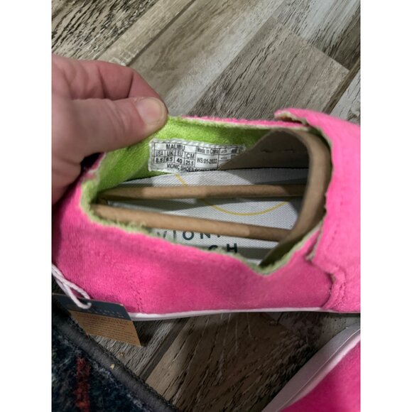 Bright Pink Slip-On Womens Shoes By Vionic Beach Size 5 - Picture 6 of 8